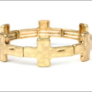 Cross Stretch Bracelet