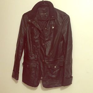 Black leather jacket!