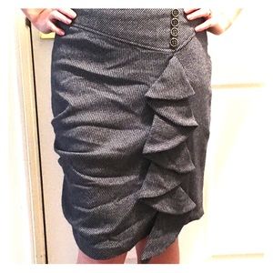 Anthropologie wool skirt
