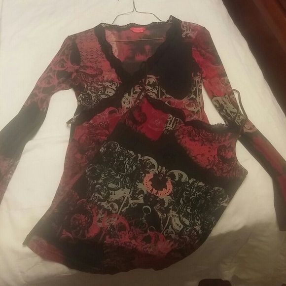 Wrap top with matching tank top