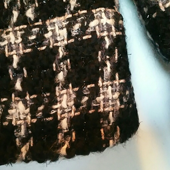 Talbots Fuzzy Plaid Jacket/Blazer SP ✨HP✨ - Picture 3 of 4