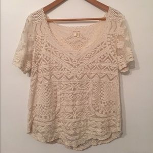 Anthropologie Lace Top