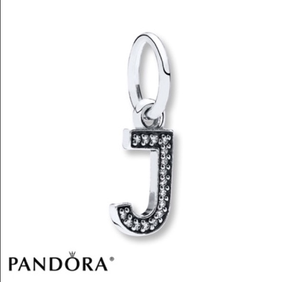 Pandora Dangle Charm Letter J