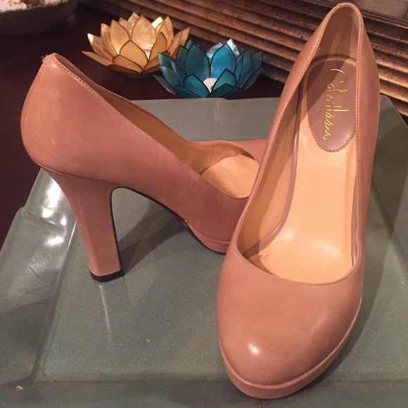 Tan Cole Haan heels