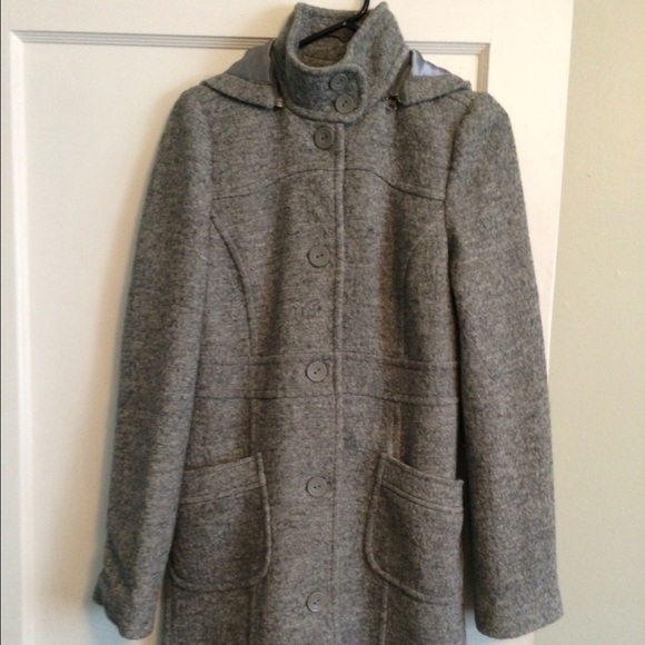 Heather Gray Peacoat - Picture 1 of 3