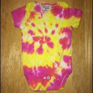 Tie dye onesie