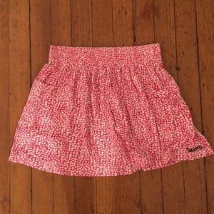 Billabong flowered pocketed skirt