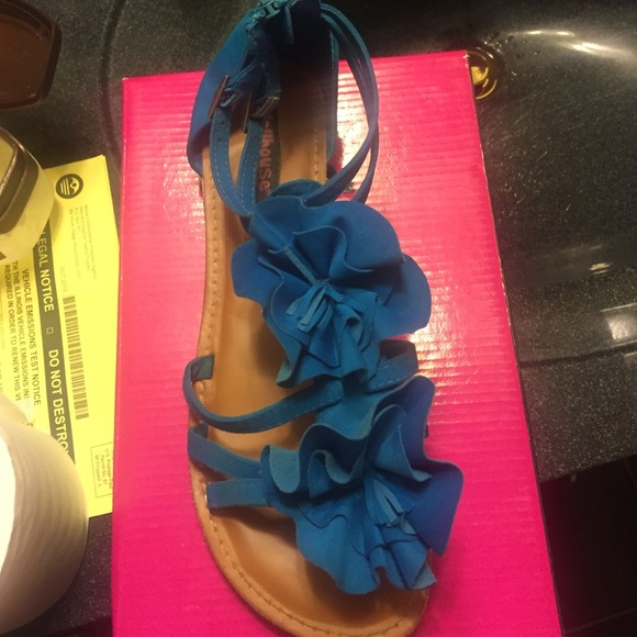 Bundle for blue and orange sandal