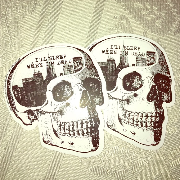 Two Brandy Melville Stickers