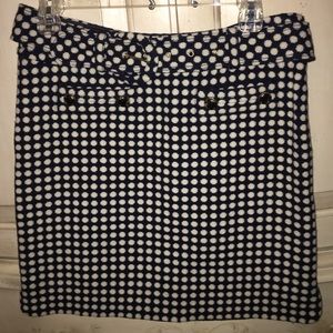 Juicy Couture Polka Dot Mini Skirt with Belt