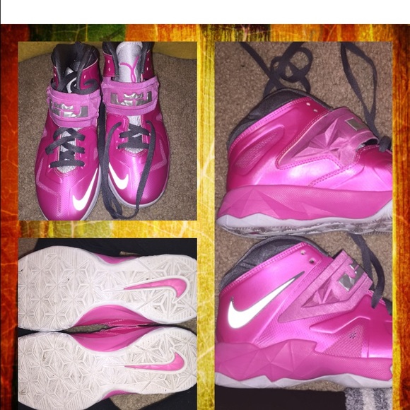 Unisex Breast Cancer Lebron James' Soldier VII's🎀
