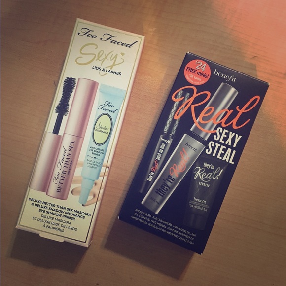 Too Faced Sexy Lids Set + They're real liner