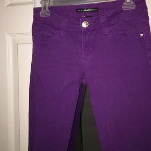 Skinny Purple Pants