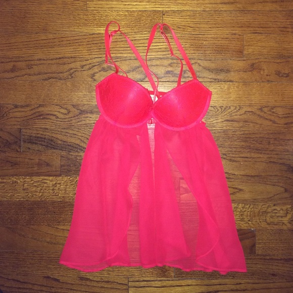 VS Red Babydoll Top
