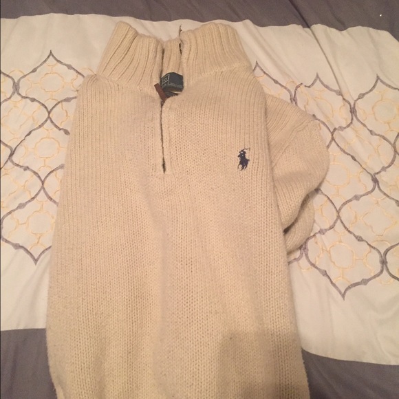 Polo winter cotton sweater