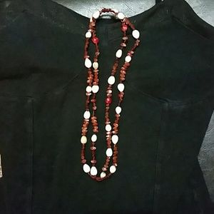 Long homemade necklace