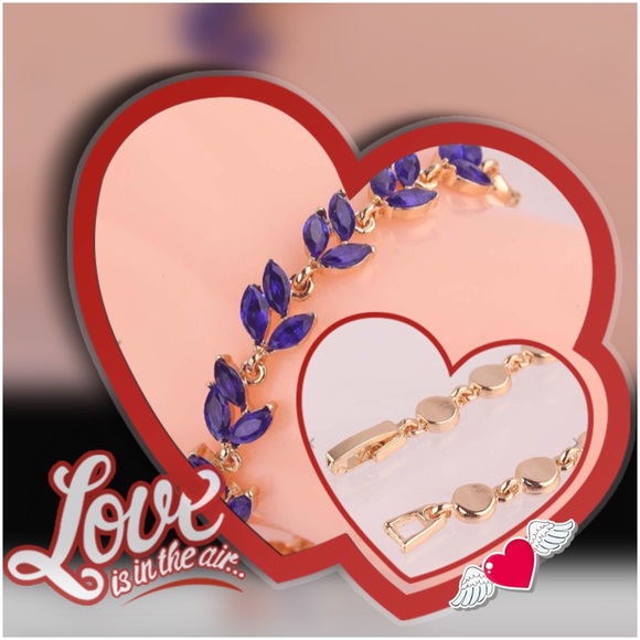 🔷 Sapphire Australian Crystal Bracelet 🔵 - Picture 1 of 4