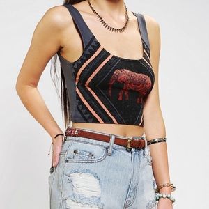 Urban Outfitters Henna Elephant Top🐘