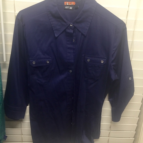 Large Purple Qtr Sleeve Shirt