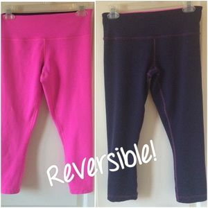 Like New Lululemon Reversible Capris