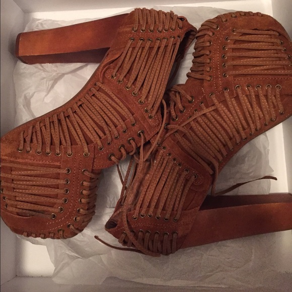 Jeffrey Campbell Shoes - Women's Jeffrey Campbell Tan Booties