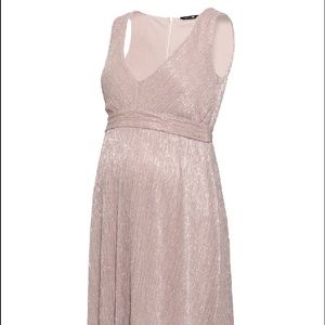 H&M maternity shimmer dress small