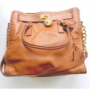 MICHAEL KORS Large Hamilton Whipstitch Tote