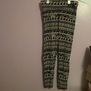 Aztec print yoga leggings
