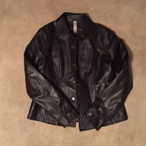 Faux Leather Jacket
