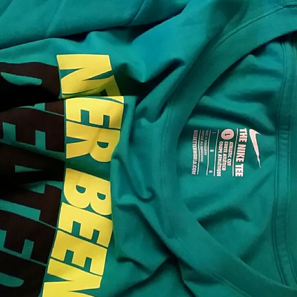 Turquoise Men's Nike Tshirt - Picture 3 of 3