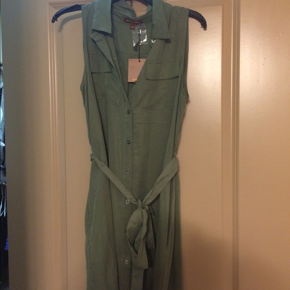 Give and honey shirt dress