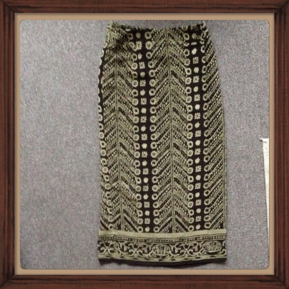 Brown & Gold Skirt
