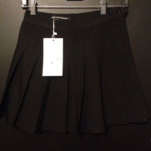 American apparel black tennis skirt