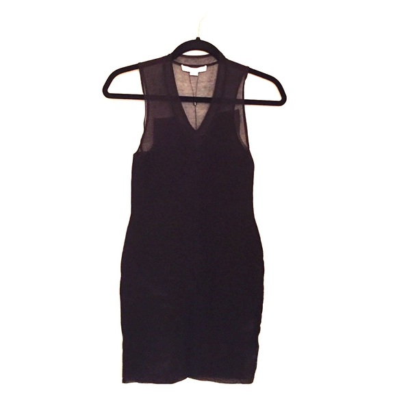 Alexander Wang Black Knit Minidress