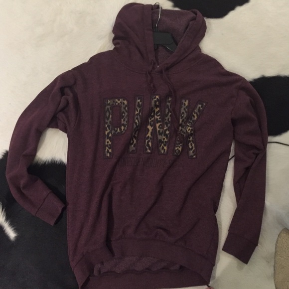 Maroon VS Pink sweatshirt