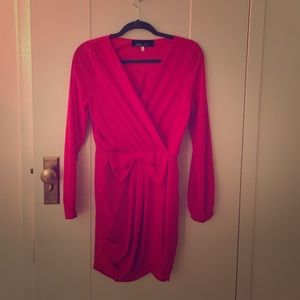 Small red blue rain dress