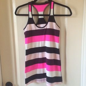 Lululemon Striped Racerback Tank