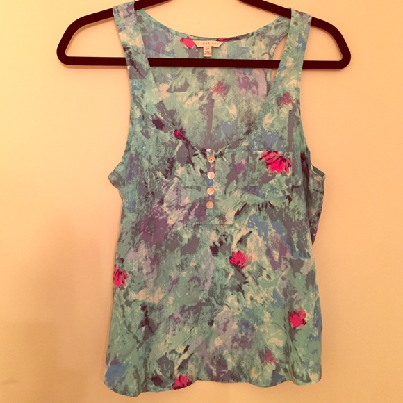 Forever 21 Watercolor Silky Tank