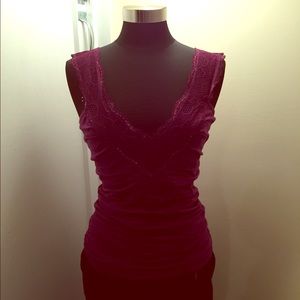 Free People lace tank blouse