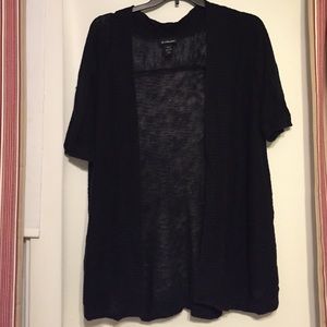 Simple black cardigan