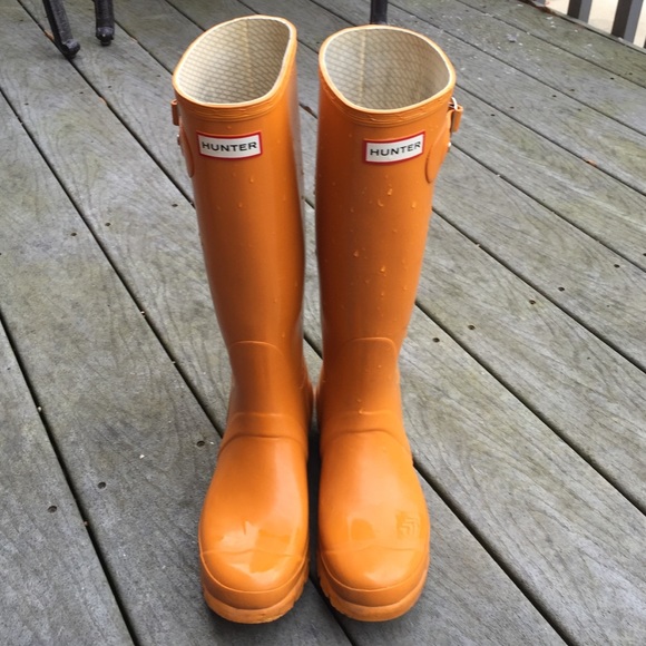 Hunter Original Orange Rain Boots