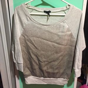 3/4 sleeve sequin Top