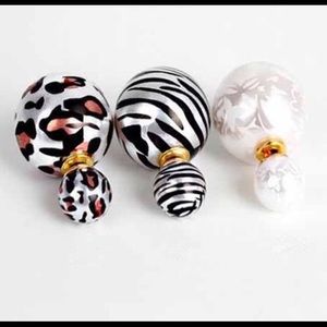 Hot Sale Celebrity Double Pearl Beads Earrings