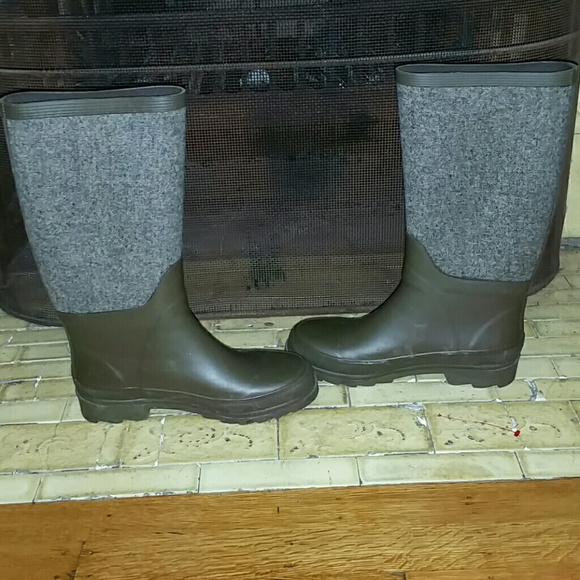 JCrew Tweed Wellies