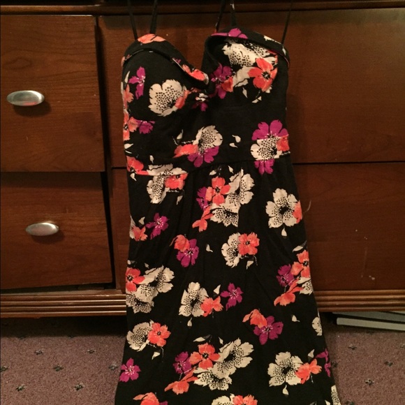 American Eagle floral Halter dress
