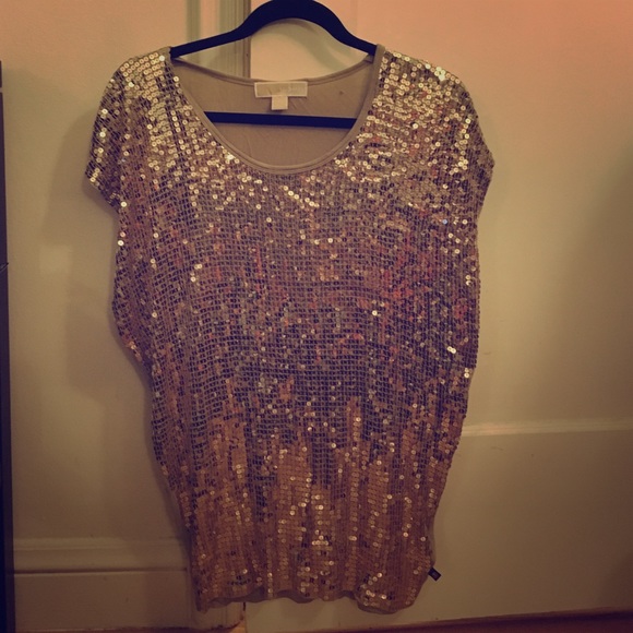 Sparkly LIKE NEW MICHAEL Michael Kors blouse