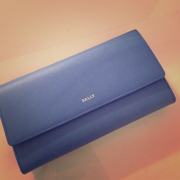 Bally Handbags - Periwinkle blue leather wallet