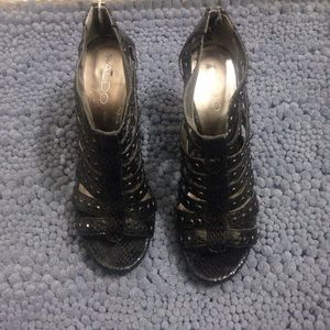 Aldo open toe heels