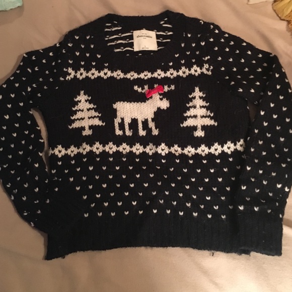 Abercrombie and Fitch kids Christmas sweater Large