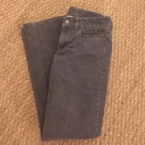 J. Crew gray favorite fit corduroy pants